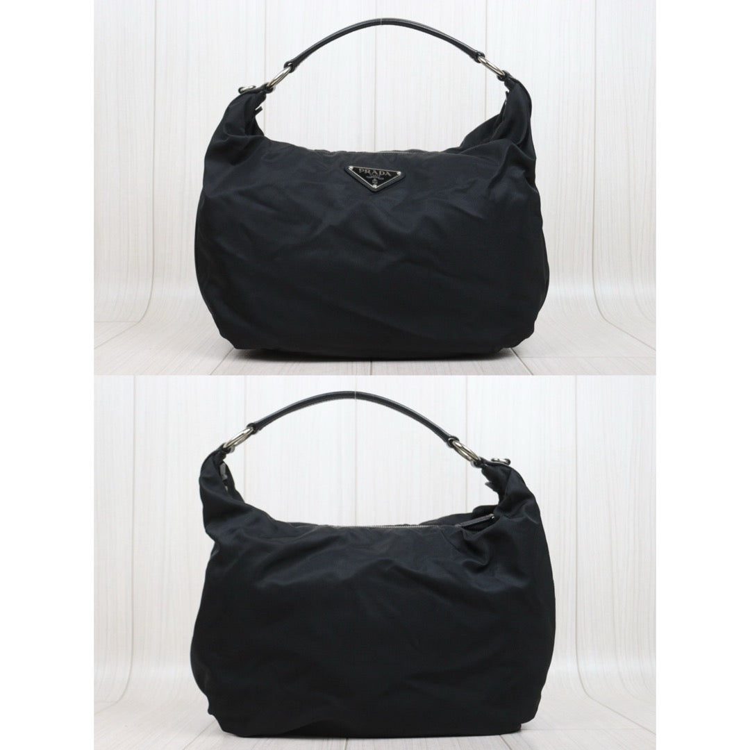 Very Good ( Rank A) ｜ PRADA HOBO GM Black HandBag ｜25120608