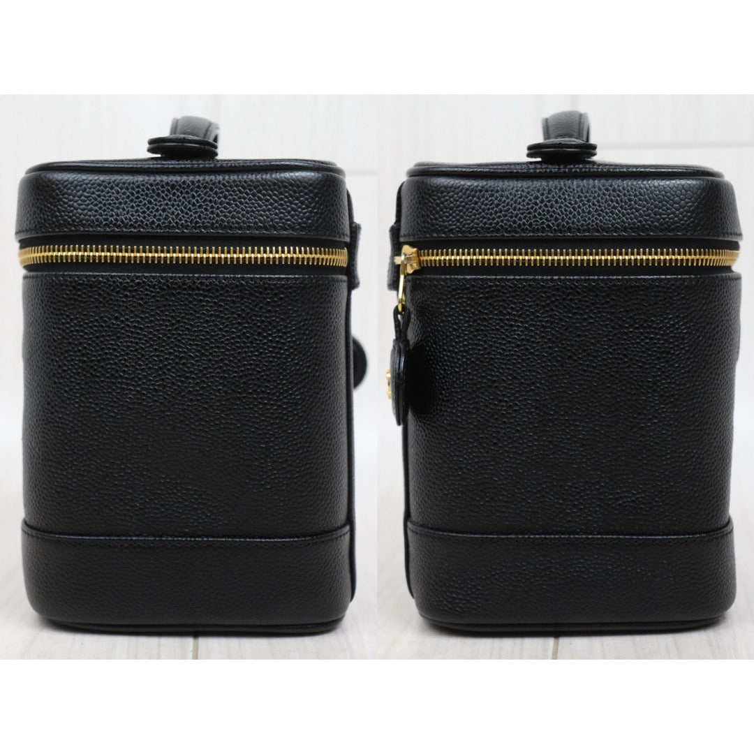 Very Good ( Rank A) ｜ CHANEL Caviar Skin Vanity Handbag  Made In 2000～2002Year ｜25103101