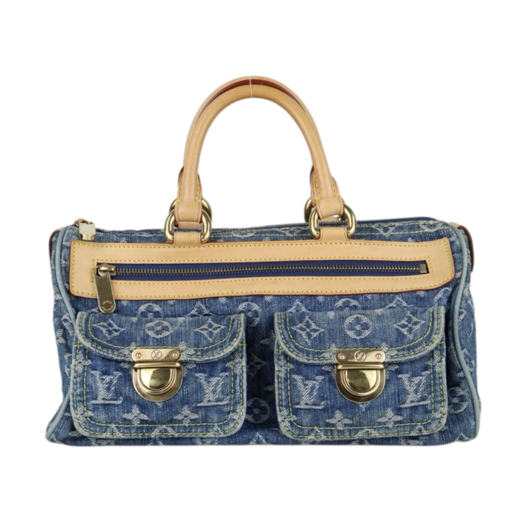 Very Good ( Rank A) ｜ LV Monogram Denim Noe Speedy Handbag   ｜S25022502