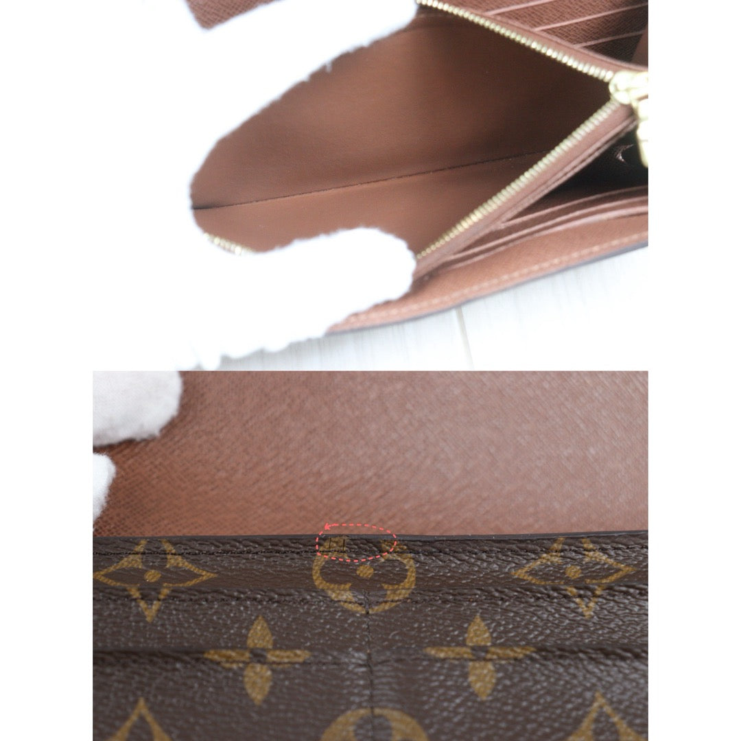 Include Entrupy Certificate of Authenticity｜Good ( Rank AB)｜ Louis Vuitton Monogram Emilie Long Wallet  IC Chips Model｜26100104