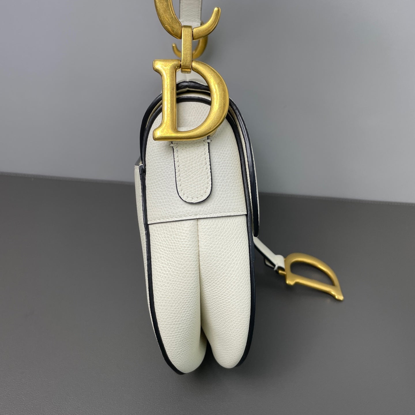 Very Good ( Rank A)｜Dior  Saddle Shoulder Bag Medium White