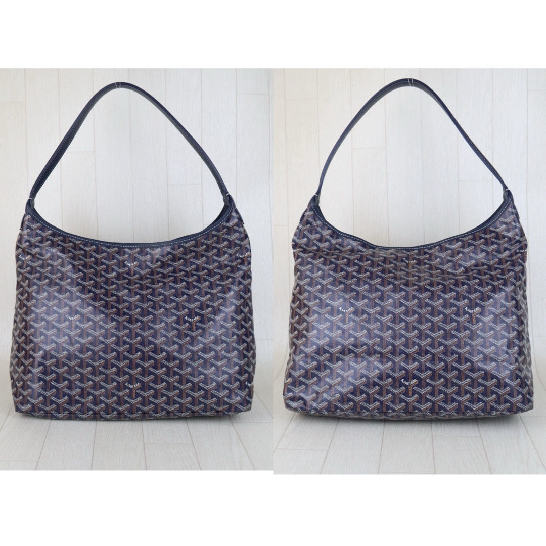 Very Good ( Rank A) ｜ Goyard Boheme Hobo Shoulder Bag Navy Blue｜S25032512