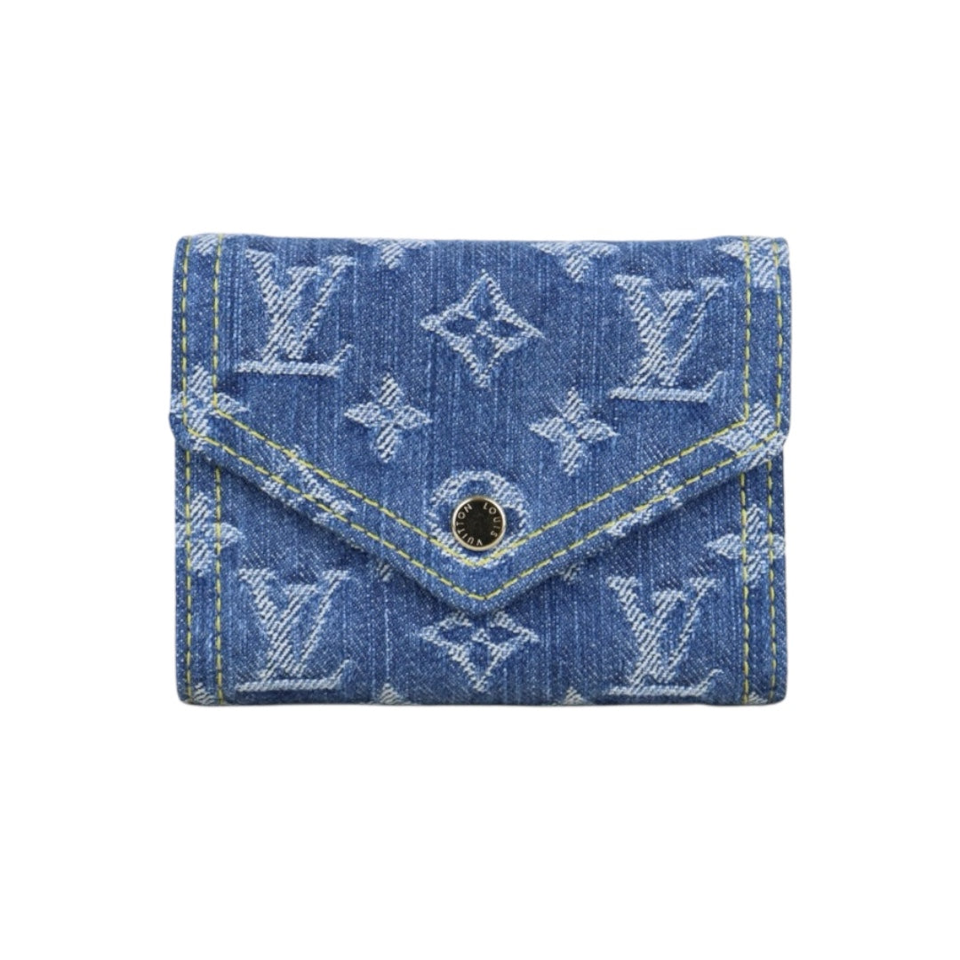 Excellent（Rank SA）｜LV Monogram Denim Wallet  IC Chips Model｜S25092203