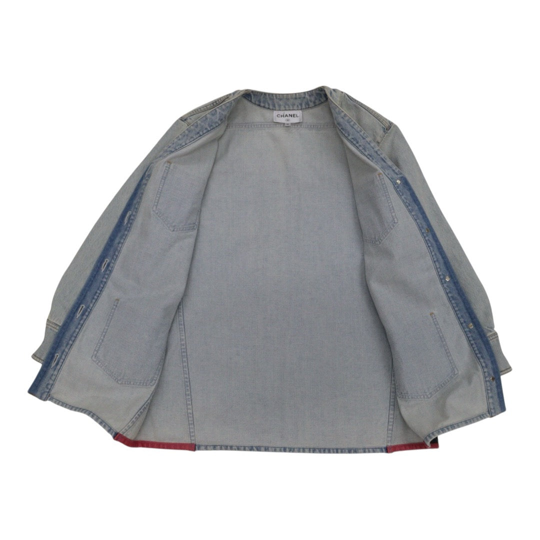 Very Good ( Rank A) ｜ CHANEL 21 Cruise New Denim Jacket 36 size  ｜W25102105
