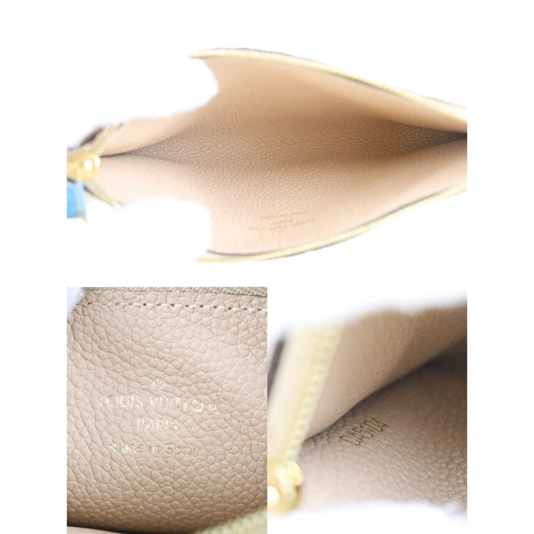 Include Entrupy Certificate of Authenticity｜Very Good ( Rank A)｜ Louis Vuitton Monogram Empreinte Long Wallet Turtledove｜Z26092101