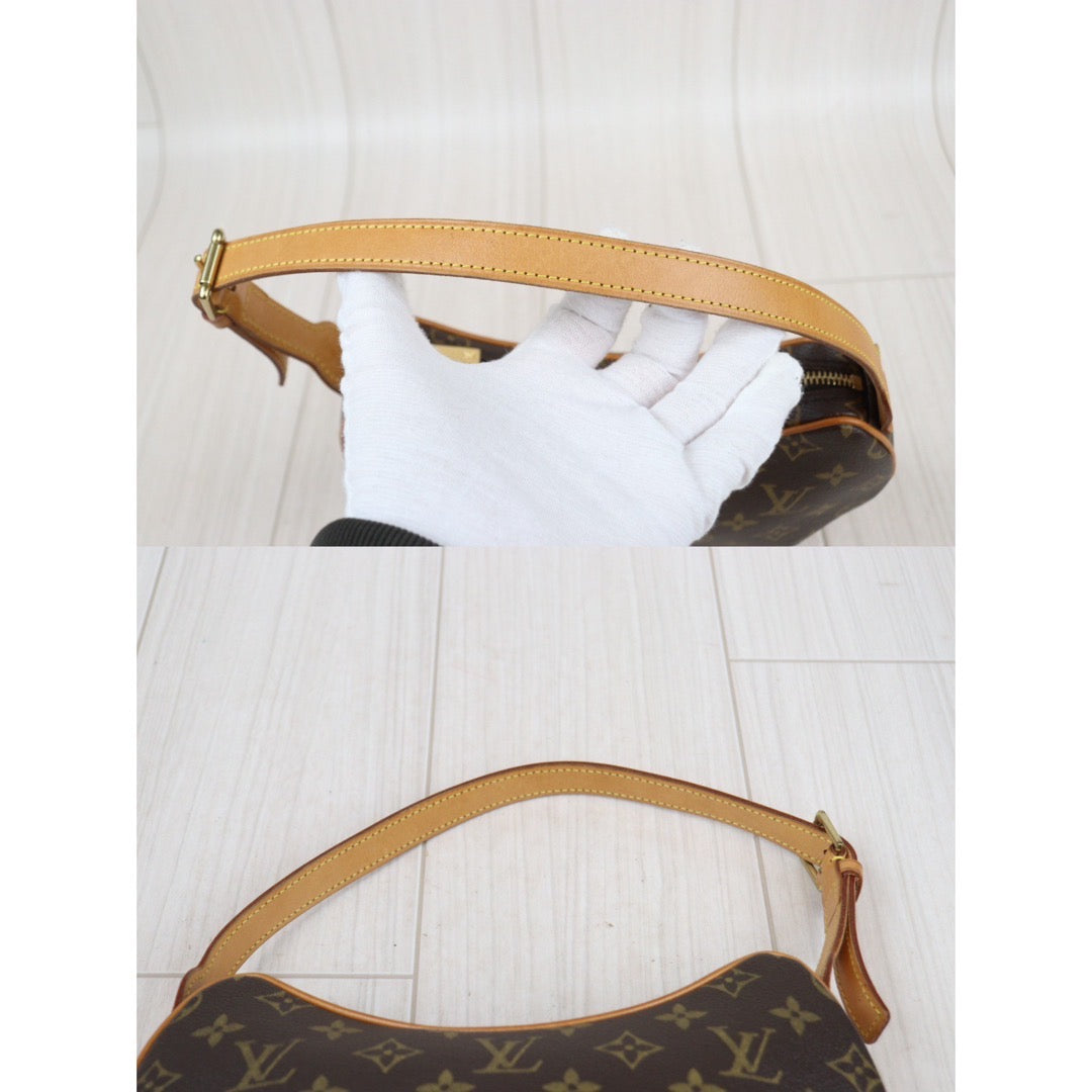 Rank AB｜LV Monogram Pochette Croissant Shoulder Bag｜24011620