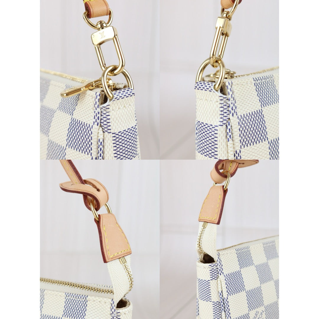 Excellent（Rank SA）｜LV Damier Azur Pochette Accessoires Current Model ｜X25062319