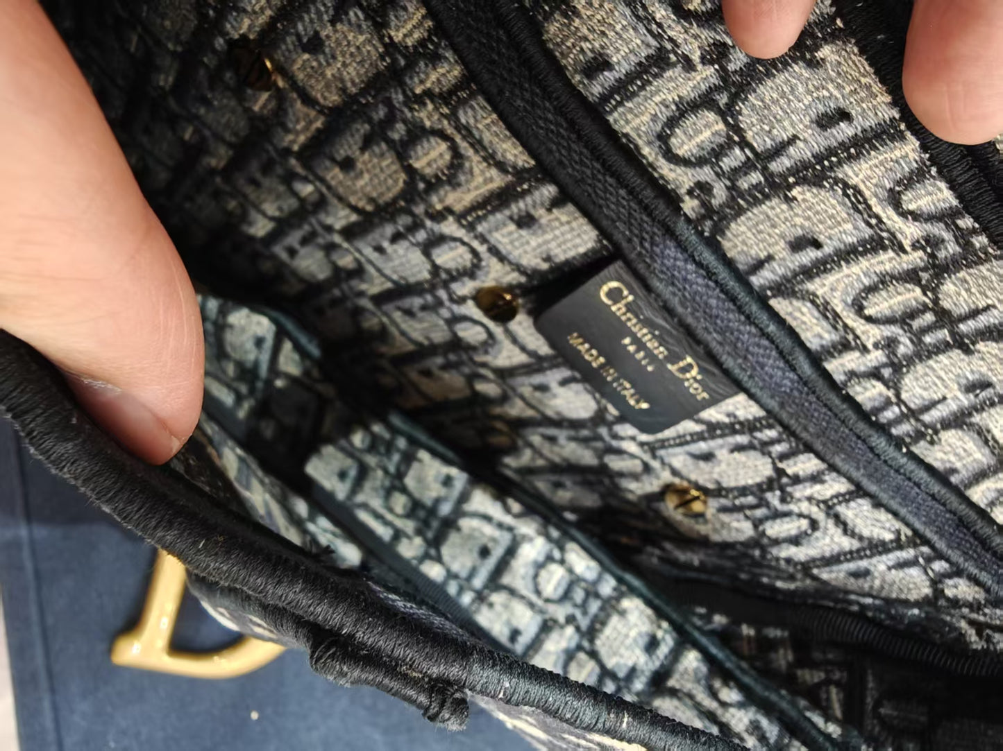 Dior Trotter Saddle Shoulder Bag