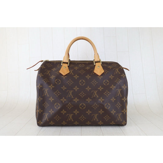Include Entrupy Certificate of Authenticity｜Good ( Rank AB)｜ Louis Vuitton Monogram Speedy 30 Hand Bag ｜S25121004