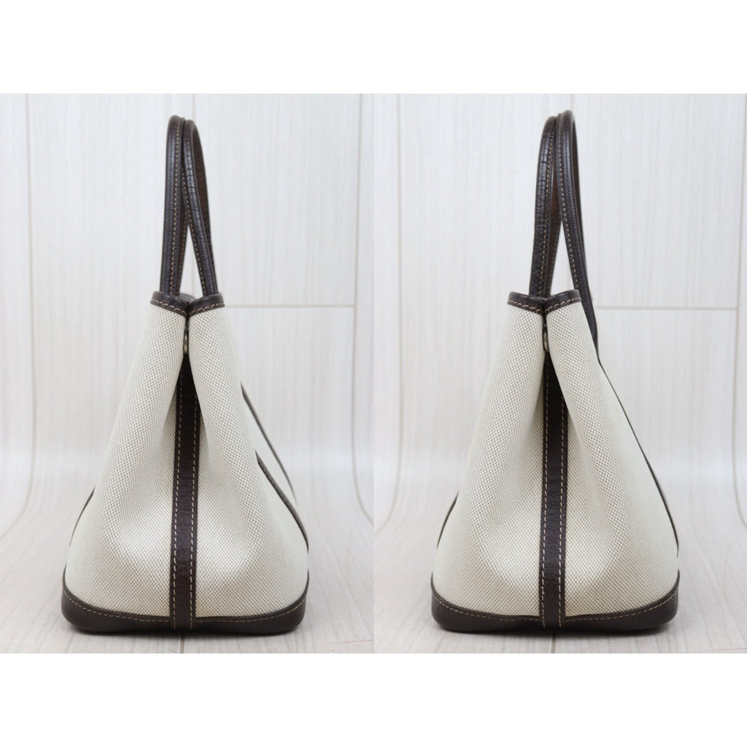 Good ( Rank AB)｜ HERMES Garden Party TPM Handbag □H Stamp Made In 2004 Year｜25111703