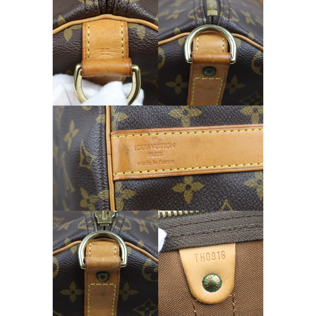 Include Entrupy Certificate of Authenticity｜Good ( Rank AB) ｜ Louis Vuitton Monogram Keepall Bandouliere 50 Handbag Shoulder Bag｜26042811