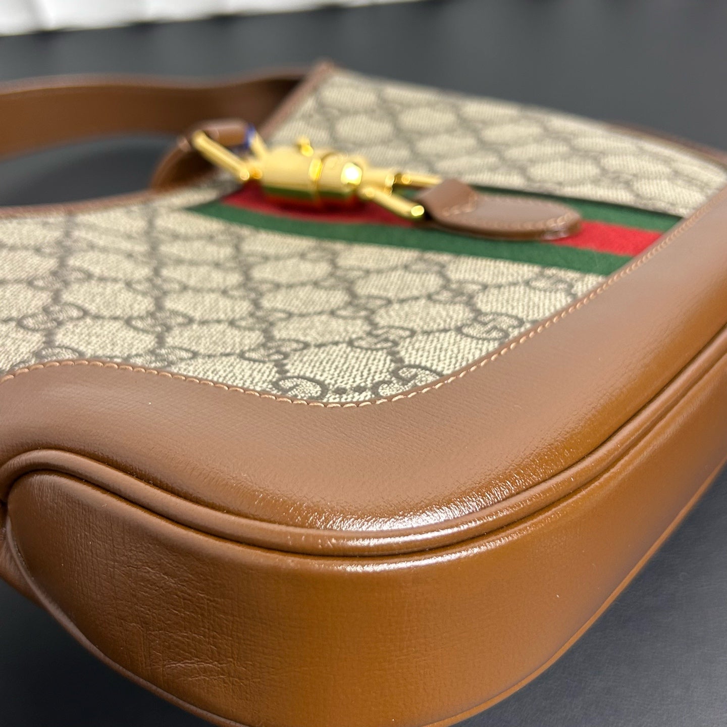 Very Good ( Rank A) ｜ GUCCI Monogram Jackie 1961 Handbag Shoulder Bag