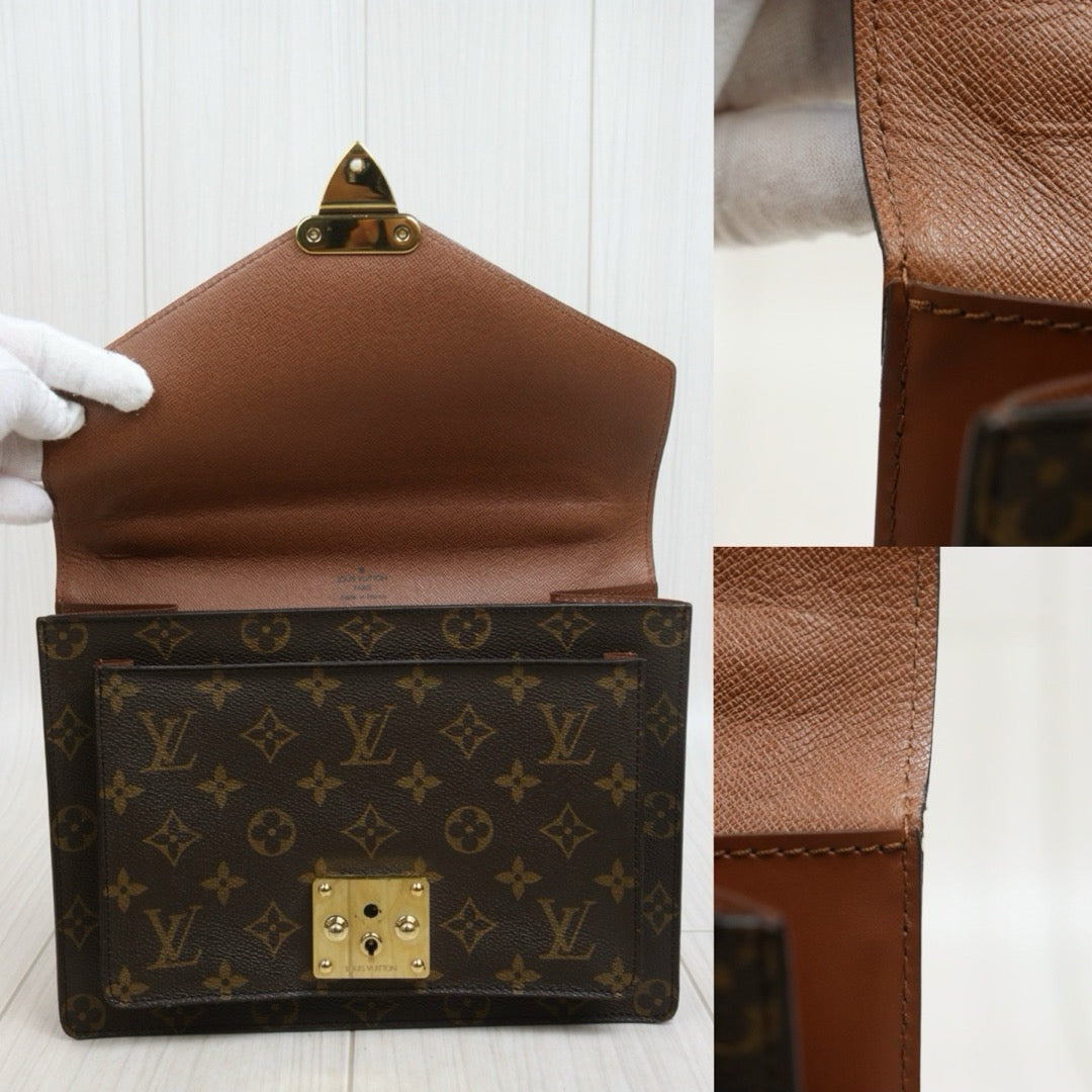 Include Entrupy Certificate of Authenticity｜Good ( Rank AB)｜  Louis Vuitton Monogram Monceau26 Shoulder Bag ｜26061810