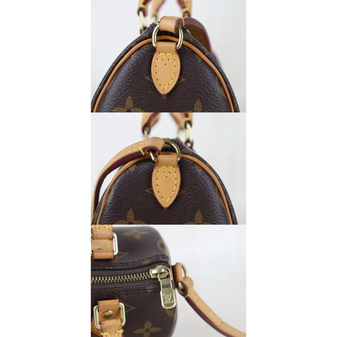 Include Entrupy Certificate of Authenticity｜Good ( Rank AB)｜Louis Vuitton Monogram Nano Speedy  Shoulder Bag｜S26060131
