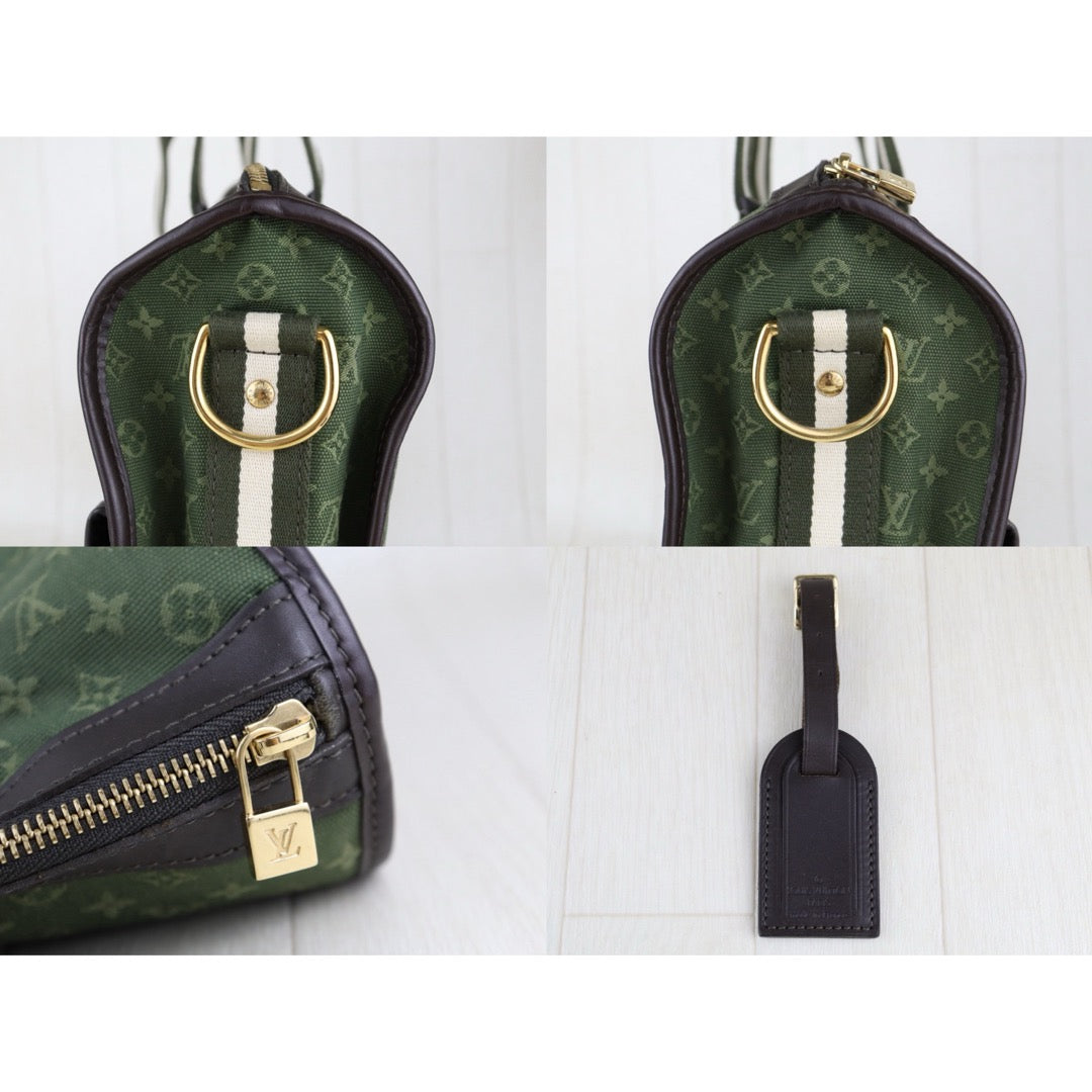 Good ( Rank AB) ｜LV Monogram Denim HandBag Shoulder Bag Green｜H25062301