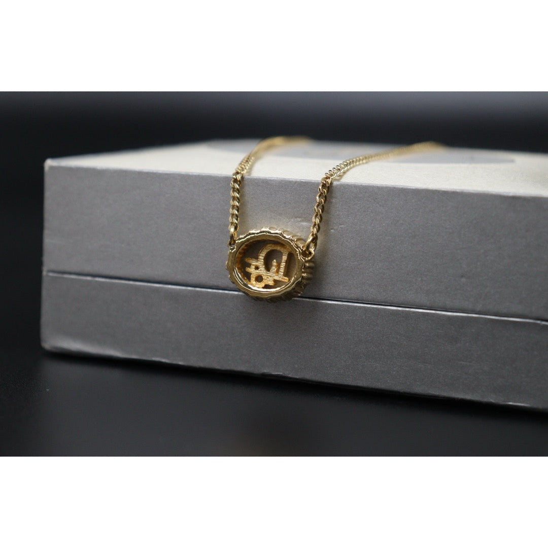 Very Good ( Rank A) ｜ Dior CD Rhinestone Necklace ｜V25110614