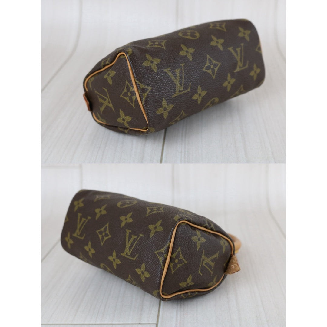 Include Entrupy Certificate of Authenticity｜Good ( Rank AB) ｜ Louis Vuitton Monogram Mini Speedy Hand Bag ｜S26073116