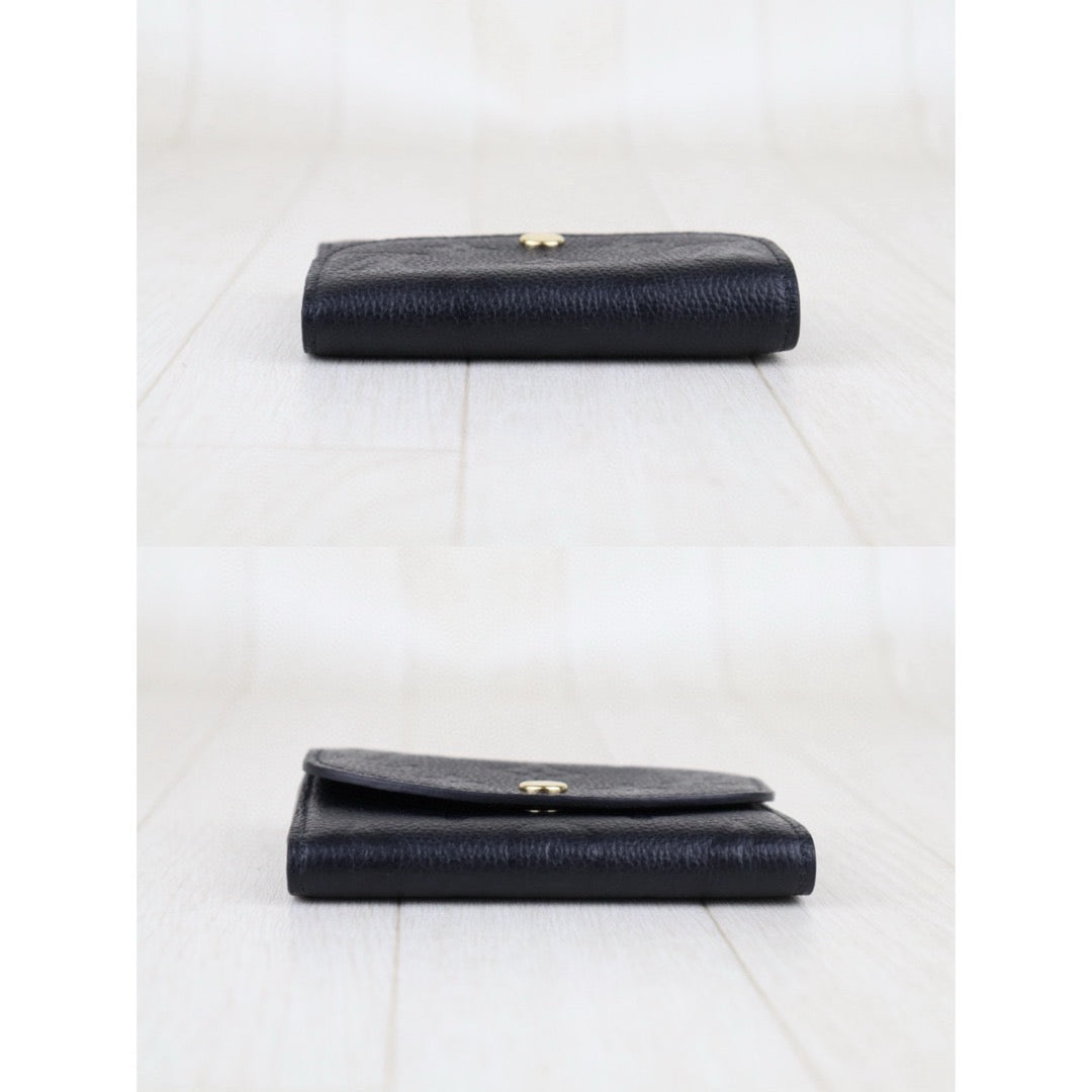 Very Good ( Rank A)｜ LV Monogram Calf Skin Card Holder Black IC Chips Model ｜Counter Price ￥69,300JPY｜H25022602