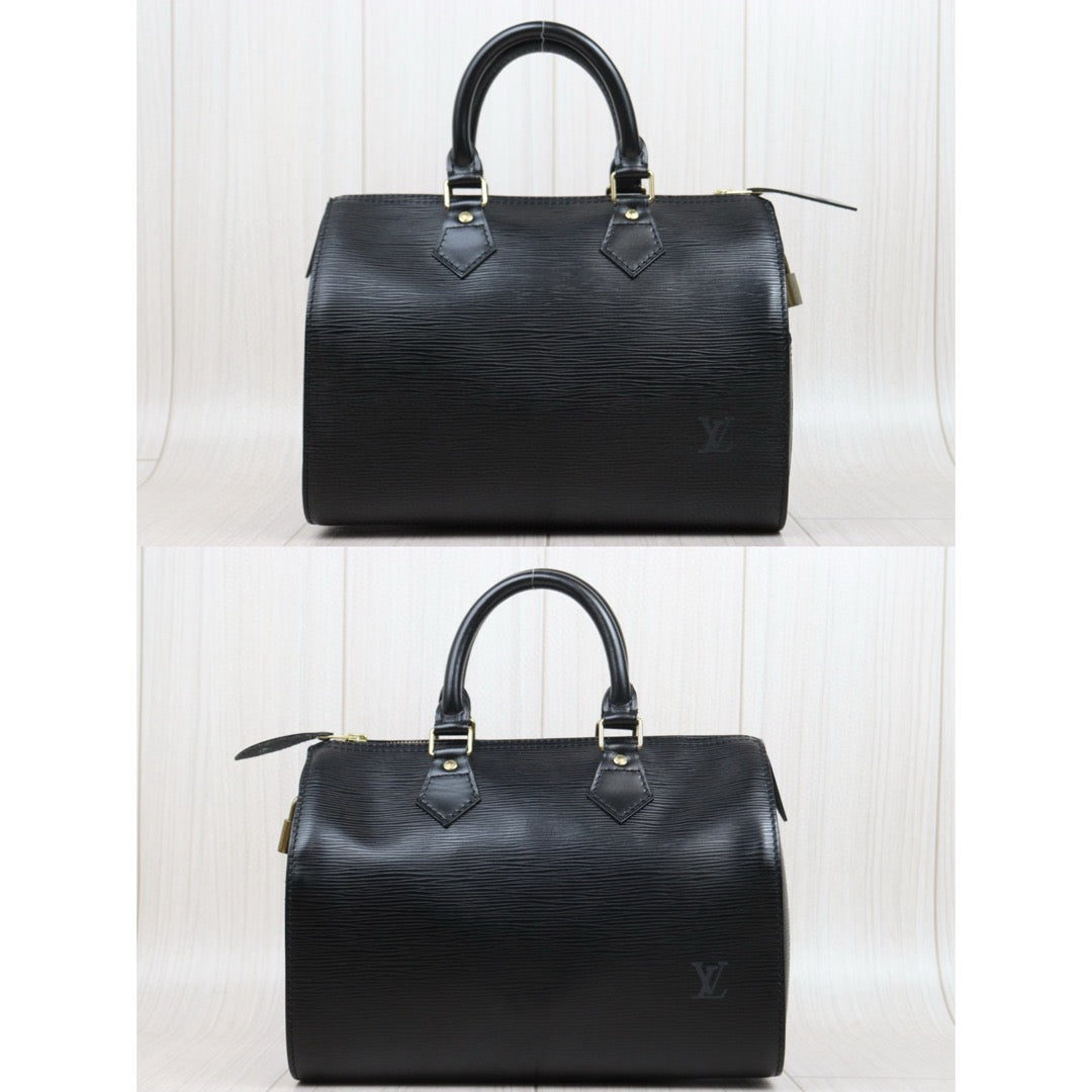 Very Good ( Rank A)｜ LV Epi Speedy 25 Hand Bag Black｜25050226
