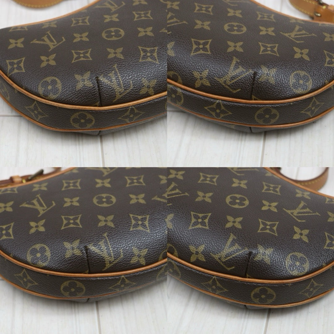 Include Entrupy Certificate of Authenticity｜Good ( Rank AB)｜Louis Vuitton Monogram Pochette Croissant PM Shoulder Bag｜S26060607