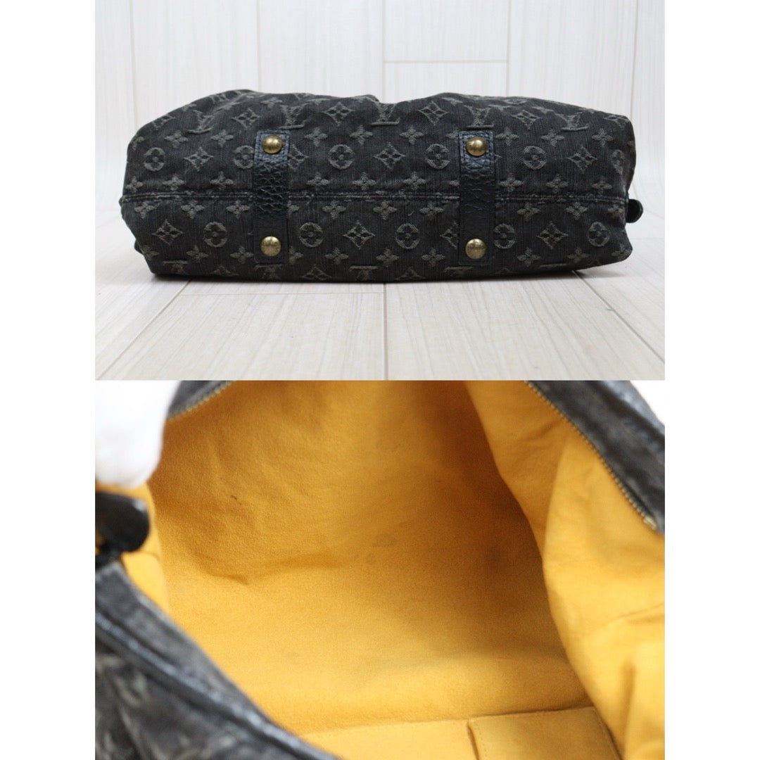 Good ( Rank AB)｜ LV Denim Monogram Black Tote Bag Shoulder Bag｜26030801