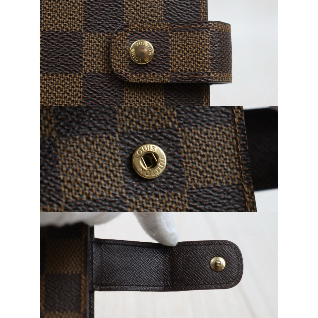 Very Good ( Rank A)｜ LV Damier Ring Agenda Cover Notebook Cover ｜Q25021307