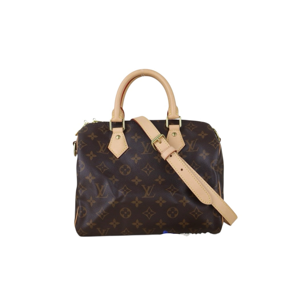 Include Entrupy Certificate of Authenticity｜Excellent（Rank SA） ｜ Louis Vuitton Monogram Speedy 25 Hand Bag With Shoulder Strap｜S26072512