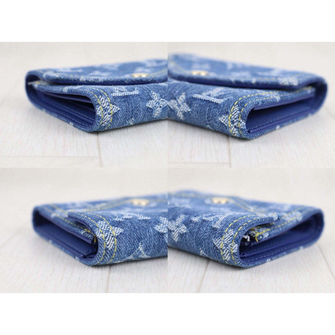 Excellent（Rank SA）｜LV Monogram Denim Wallet  IC Chips Model｜S25092203