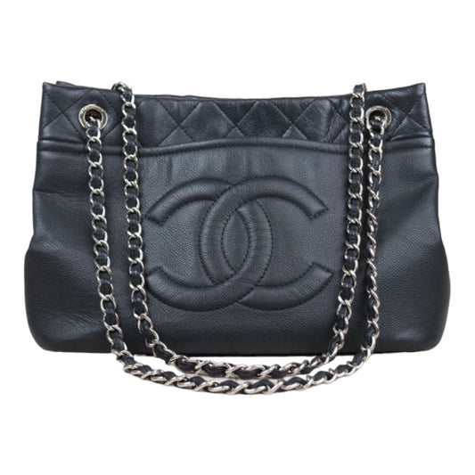 Rank AB ｜ CHANEL Matrasse GST Chain Tote Bag Caviar Skin Black  Made In 2010-2011 Year｜24021907