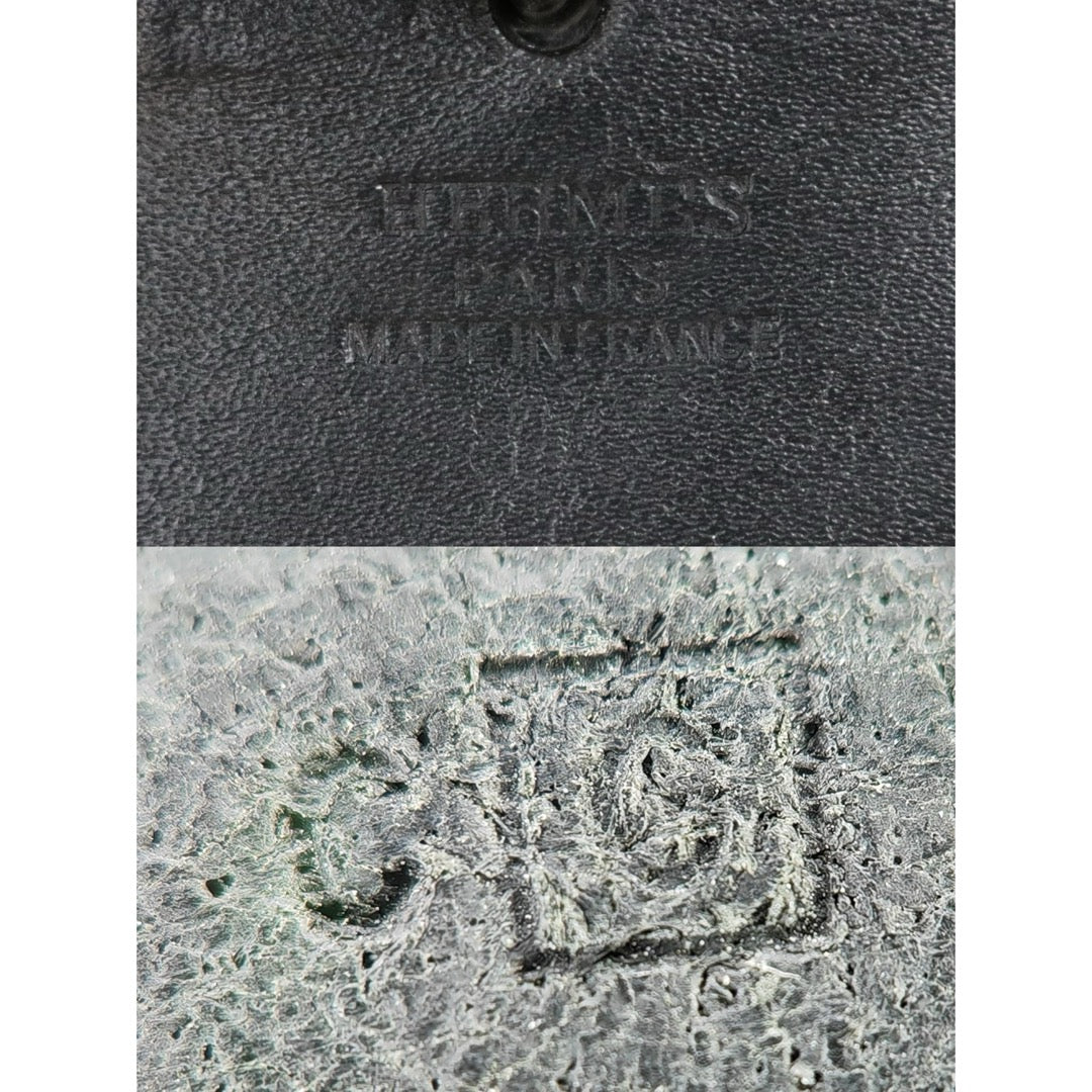 Include Entrupy Certificate of Authenticity｜Good ( Rank AB)｜ HERMES Black Herbag A Dos Zip Retoume Backbag □G Stamp Made in 2003Year｜Y26051527