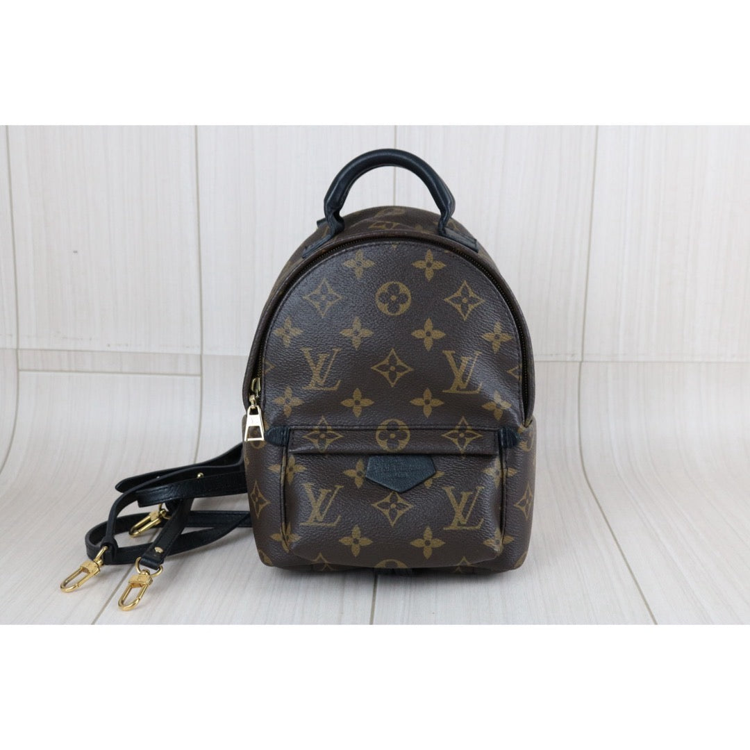 Include Entrupy Certificate of Authenticity｜Good ( Rank AB)｜  Louis Vuitton Monogram Coated Canvas Mini Palm Springs Backpack｜X26052602