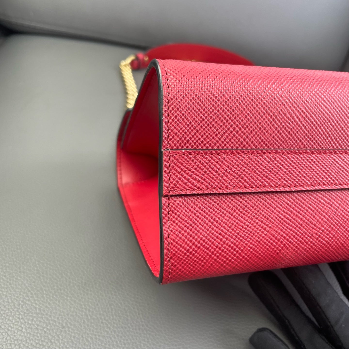 First installment 1/3｜ PRADA Shoulder Bag Red