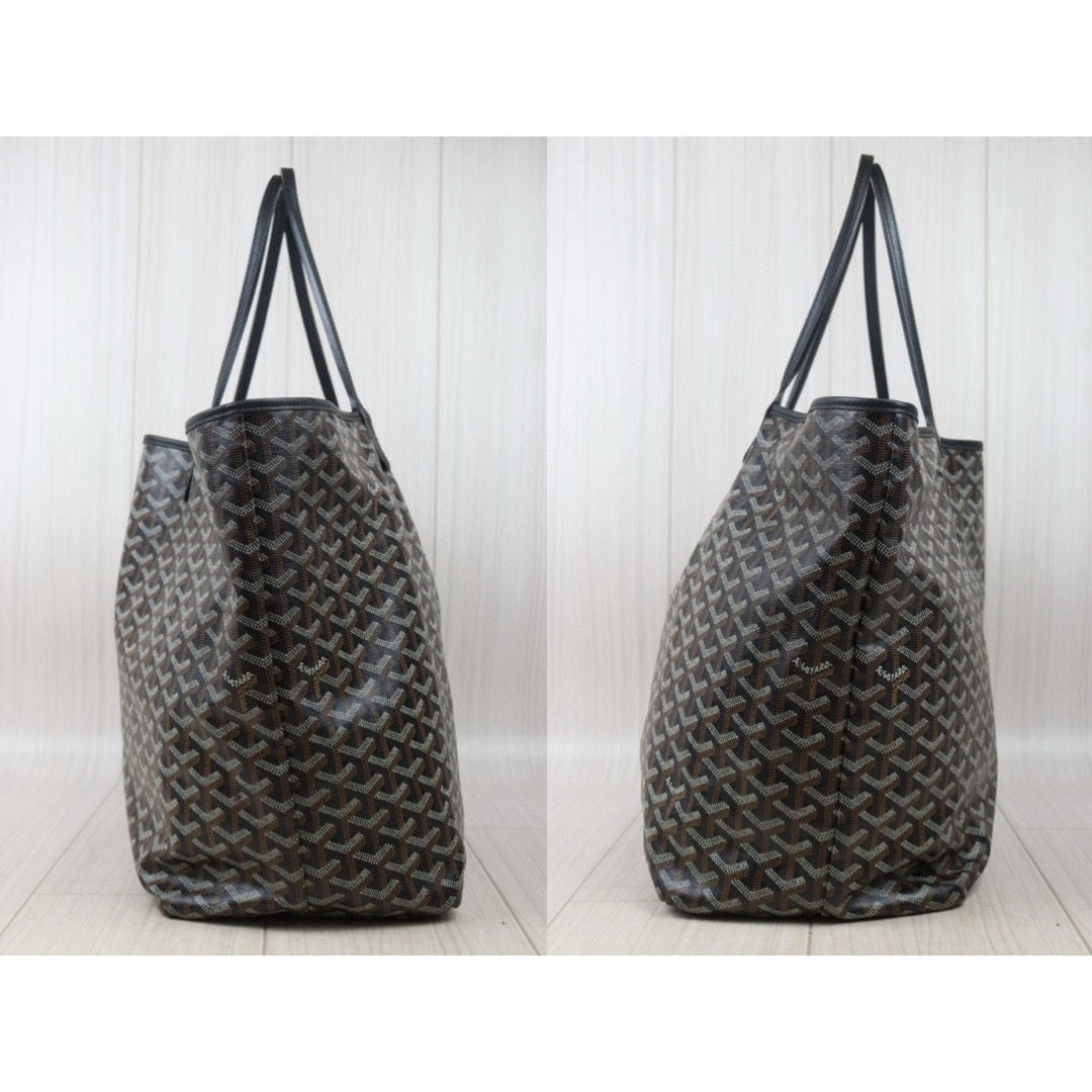 Good ( Rank AB)｜ Goyard Saint-Louis GM Tote Bag Black｜S24092808