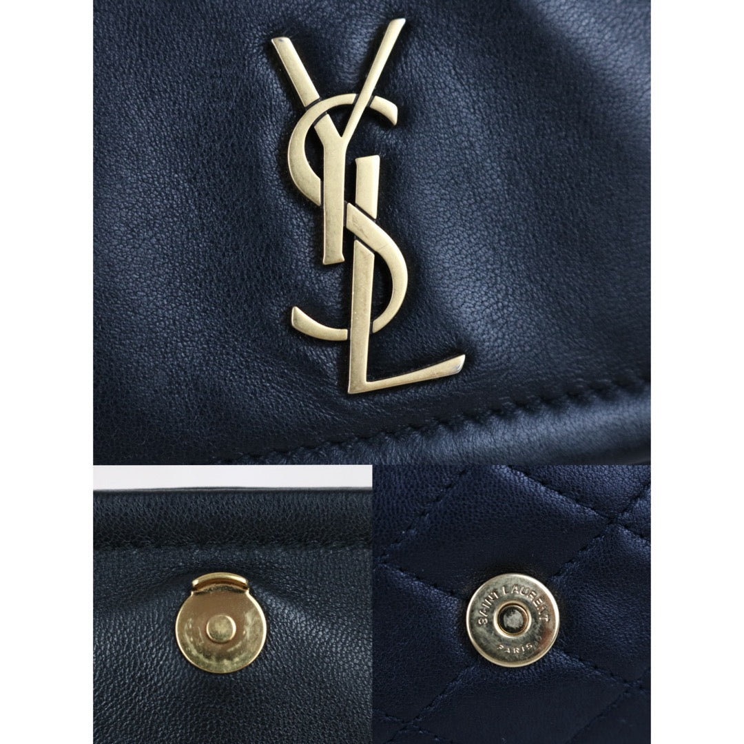 Include Entrupy Certificate of Authenticity｜Very Good ( Rank A)｜  Saint Laurent YSL Nolita Mini Shoulder Bag Black ｜S26042506