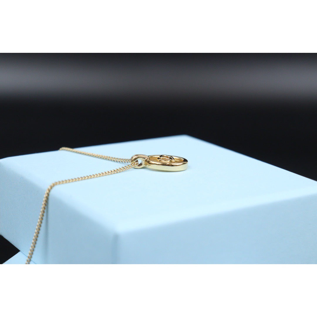 Rank AB ｜ Dior CD Necklace Gold Plated ｜V24030755