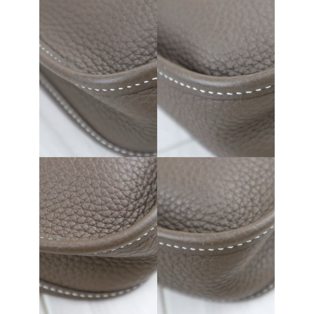 Very Good ( Rank A)｜ HERMES Mini Evelyn 16 Shoulder Bag  Etoupe Gray D Stamp Made In 2019 Year｜W25082901