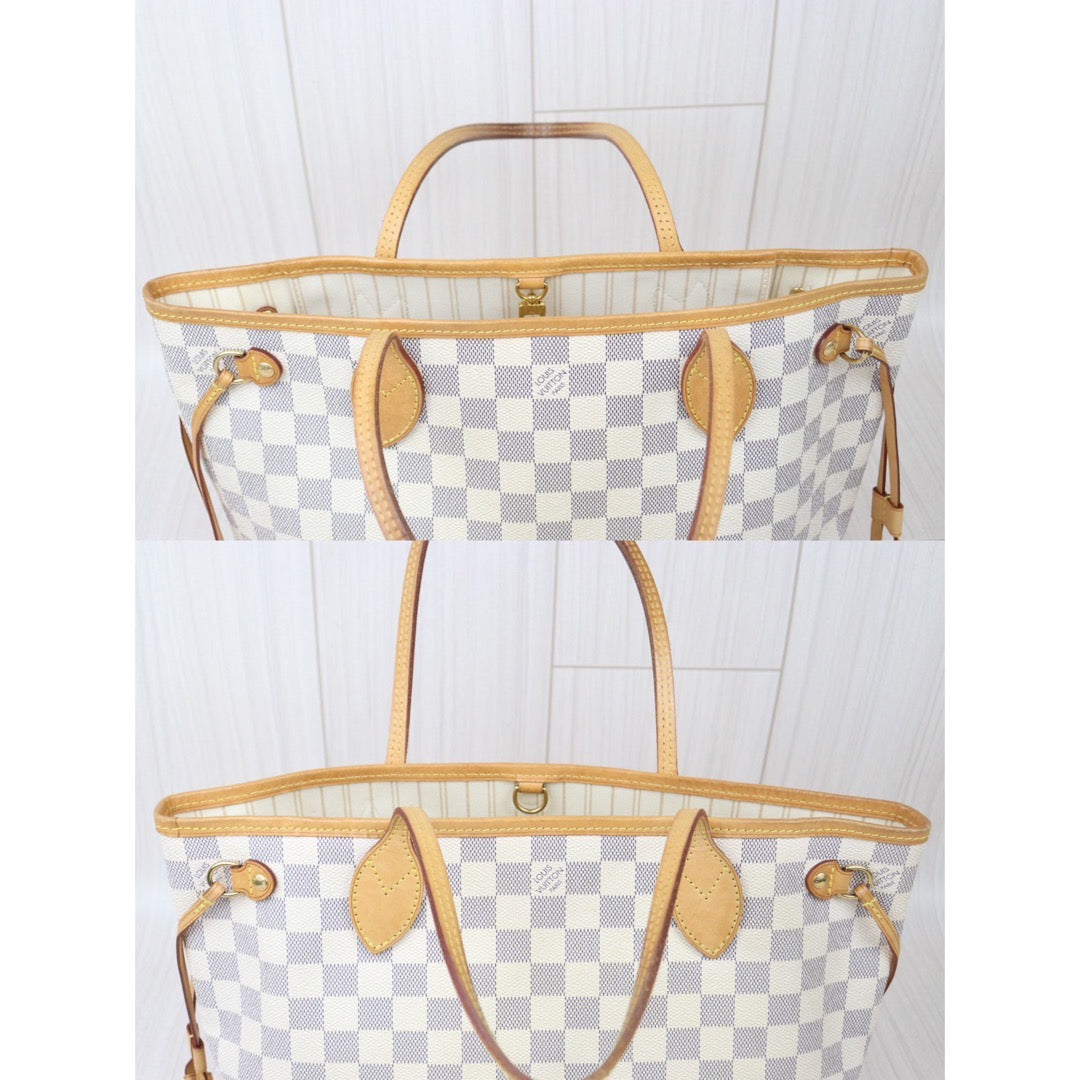 Rank AB ｜LV Damier Azur nevefull PM Shoulder Bag  With Pouch｜P24071107