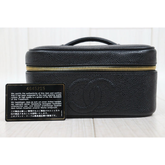Very Good ( Rank A) ｜ CHANEL Caviar Skin Vanity Handbag  Made In 1996～1997Year ｜25111201