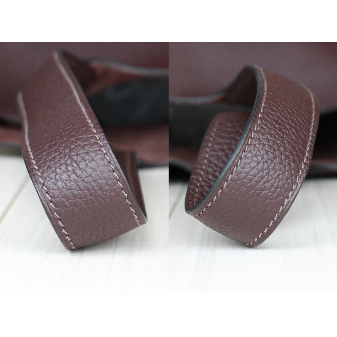 Excellent（Rank SA）｜ Hermes Picotin Lock 22 TC Leather HandBag Brown Ystamp  ｜S24072107