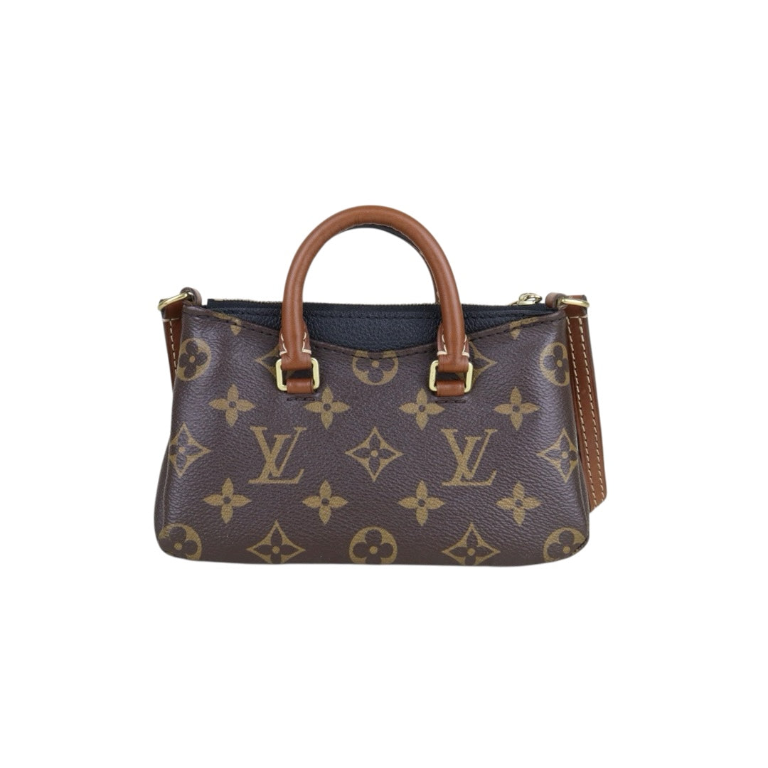 Very Good ( Rank A) ｜LV Monogram Pallas Nano Handbag With Shoulder Bag Brown｜S25100903