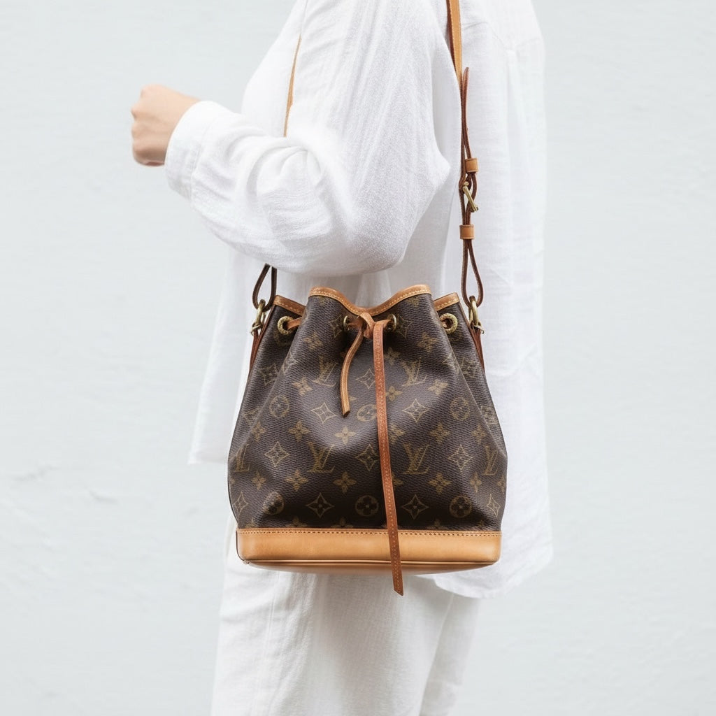 Include Entrupy Certificate of Authenticity｜Good ( Rank AB)｜ Louis Vuitton Monogram Noe BB Shoulder Bag｜S26041412