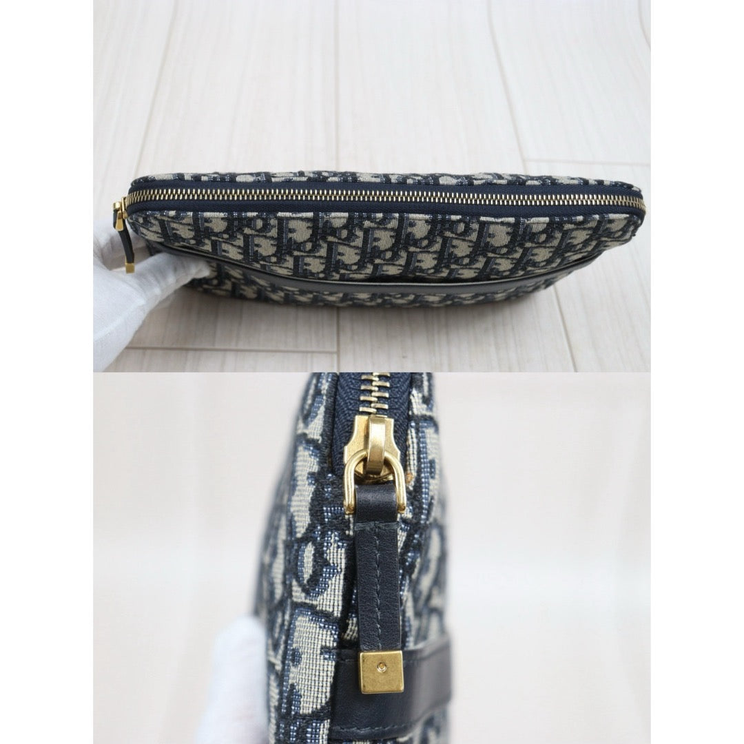Include Entrupy Certificate of Authenticity｜Very Good ( Rank A)｜ Dior  Oblique Travel Kit  Clutch｜26050713