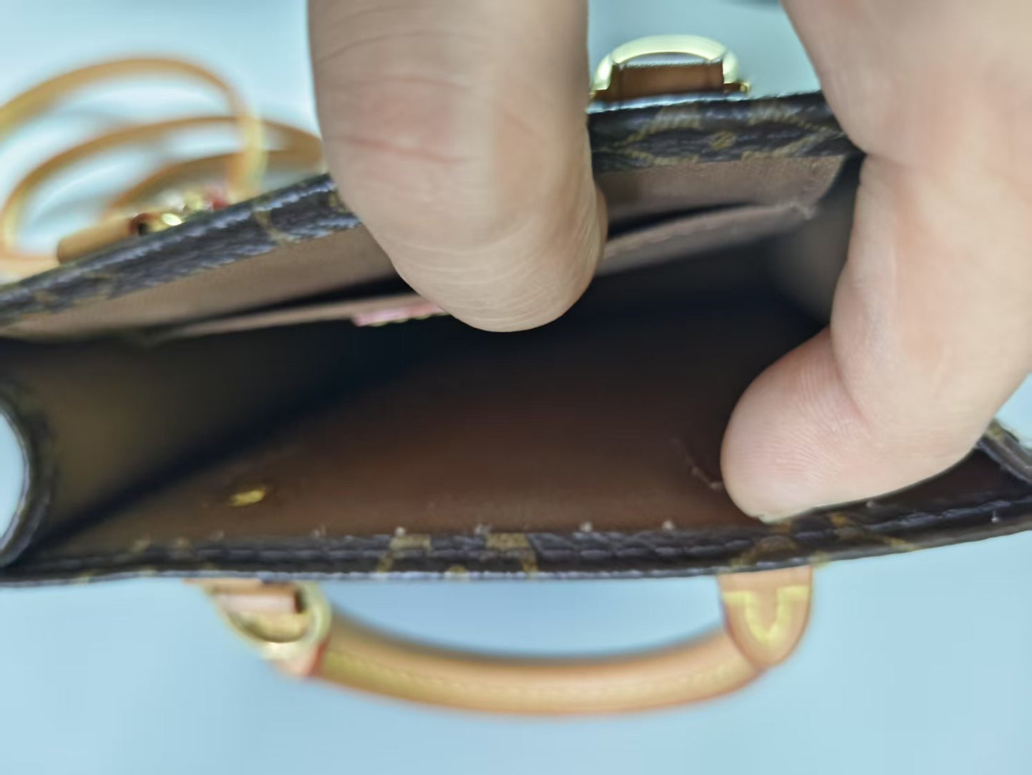 First installment 1/3｜Good ( Rank AB)｜LV Monogram Sac Pra MINI Tote Bag Shoulder Bag