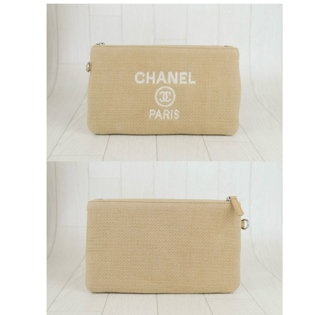 Good ( Rank AB)｜ CHANEL Canvas Tote Bag Khaki Large｜H24112104