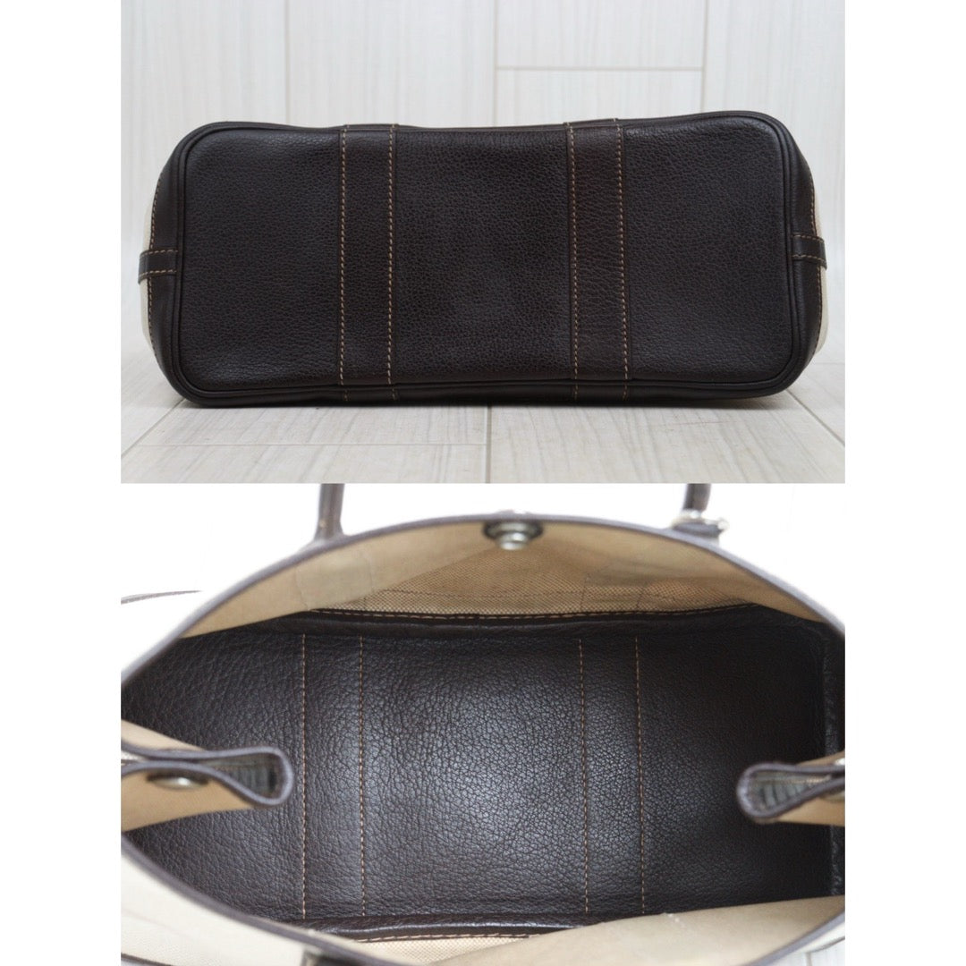 Good ( Rank AB)｜ HERMES Garden Party TPM Handbag □H Stamp Made In 2004 Year｜25091009