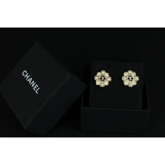Excellent（Rank SA）｜ CHANEL Coco Mark  Pearl Earrings｜X25040602