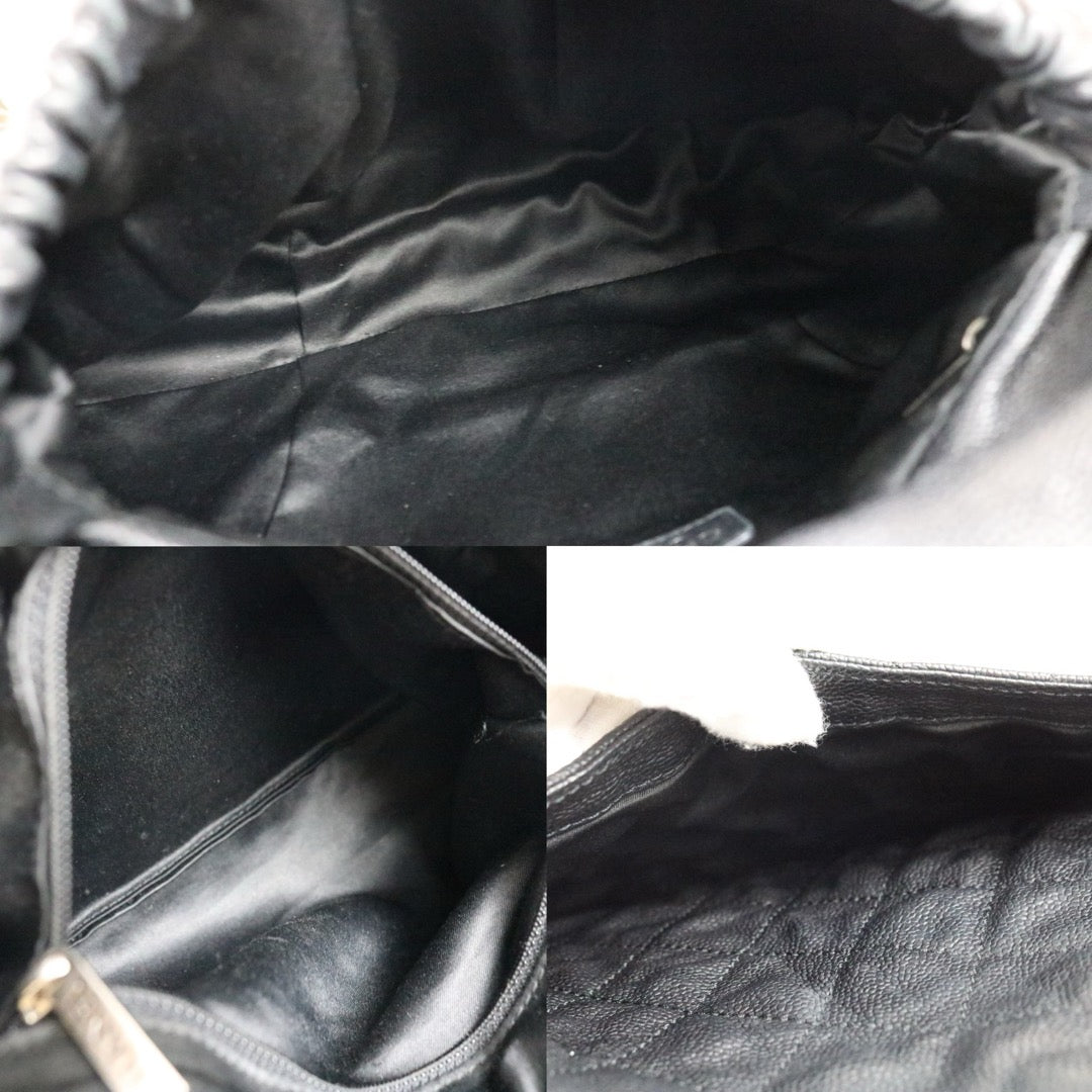 Include Entrupy Certificate of Authenticity｜Good ( Rank AB)｜ CHANEL Caviar Skin Matrasse Chain  Shoulder Bag Black Made In 2010- 2011Year｜S26052506
