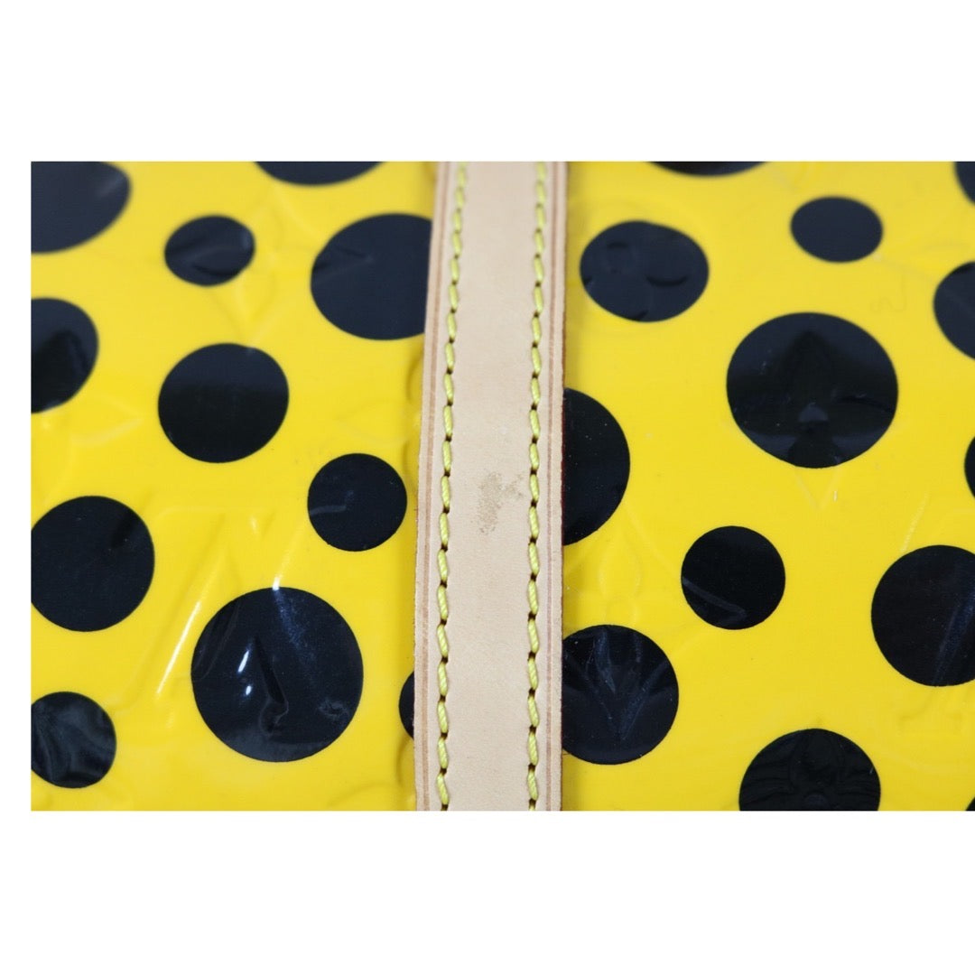 Excellent（Rank SA）｜ LV  Verni Yayoi Kusama Papillon GM Infinity Dot Pumpkin Handbag ｜S24032602