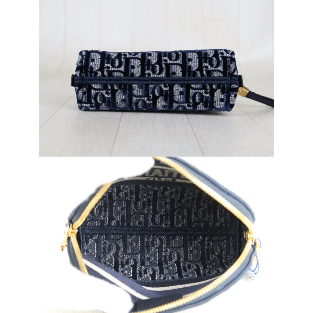Include Entrupy Certificate of Authenticity｜Excellent（Rank SA）｜Dior Travel Oblique Cosmetic Pouch ｜S26010404