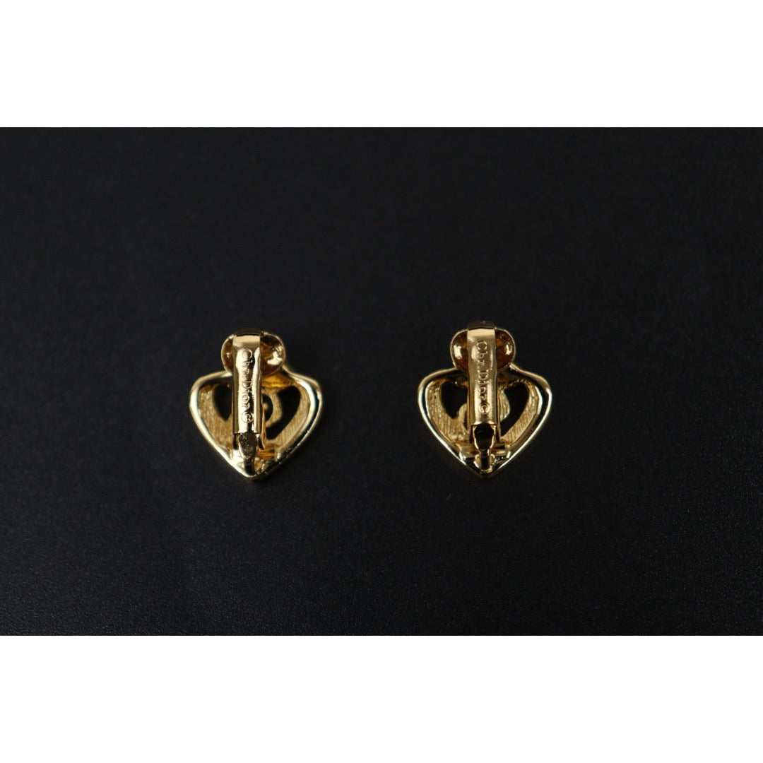 Very Good ( Rank A)｜ Dior CD Heart  Necklace Earring Set ｜V25110619